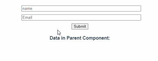 pass data from child to parent component in Vue